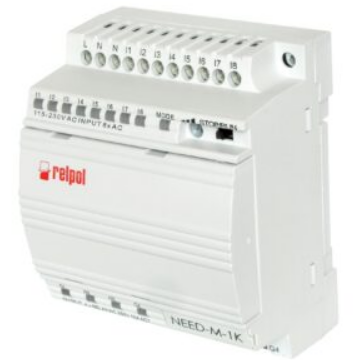 Relé Programable / 8 In (6 dig+2 análog) / 4 Out (Relé) / 95-260VAC / Relpol