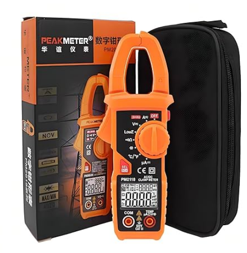 Multímetro de abrazadera digital PM2118/PM2118S Medidor de abrazadera digital AC/DC Resistencia de voltaje Capacitancia Frecuencia Filtro de paso bajo Medidor de abrazadera de corriente
