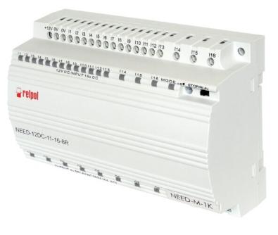 Relé Programable / 16 In (13 dig+3 análog) / 8 Out (Relé) / 95-260VAC / Relpol