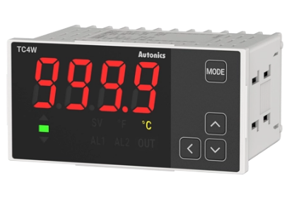 TC4W-N4N Indicador de Temperatura PID 4 dígitos, Indicador sin Alarma, 24VAC/24-48VDC, 96x48mm