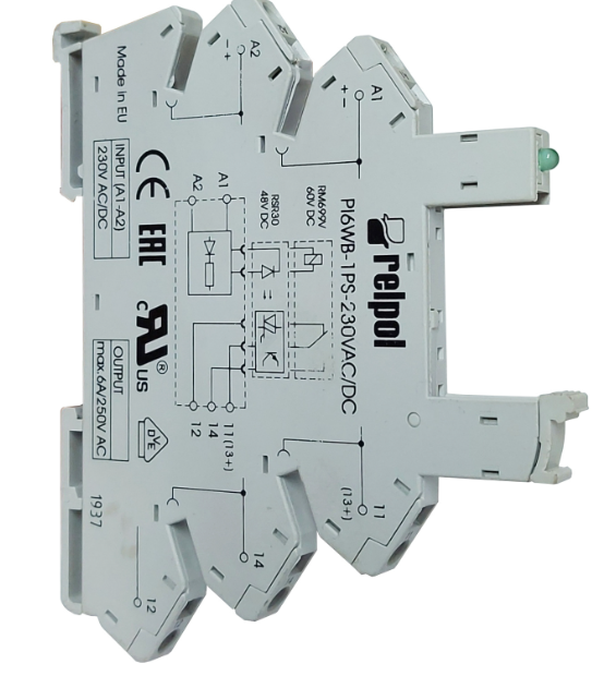 Base para Mini Relevo Relpol de 5 Pines 6A – 12/24V DC