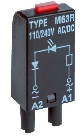 Indicadores LEDS para bases relevos de 5/8/11/14 pines planos