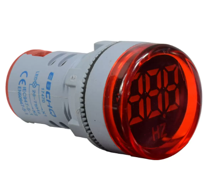 Indicador de frecuencia tipo pulsador AD22-22DHZ