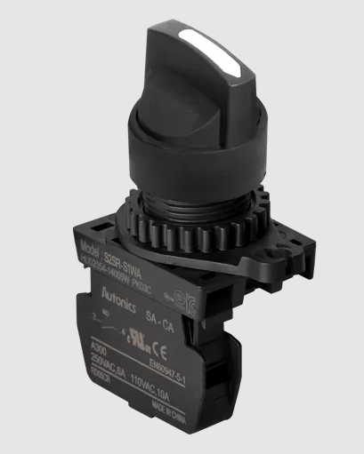 Interruptor selector redondo S2SR-S3WA