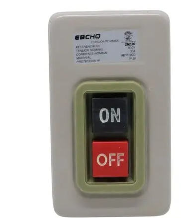 ARRANCADOR MANUAL 3P START-STOP-30A-250VAC