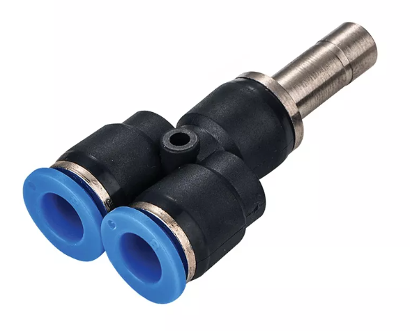 Racor en T tipo Y enchufable de plástico VPWJ