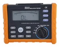 MS5203 Digital y analógico 50-1000V medidor de probador de resistencia de aislamiento para medición de voltaje AC/DC y prueba de continuidad