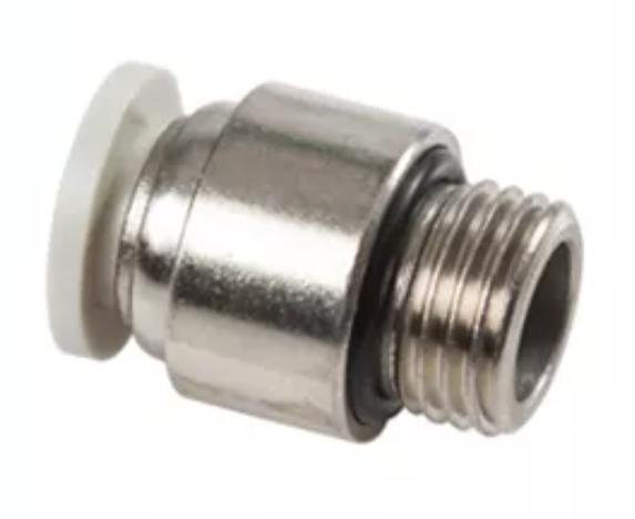 Racor recto de rosca macho VPOC-G con junta tórica