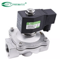 Válvula solenoide abierta de acero inoxidable de la serie ZS 2/2
