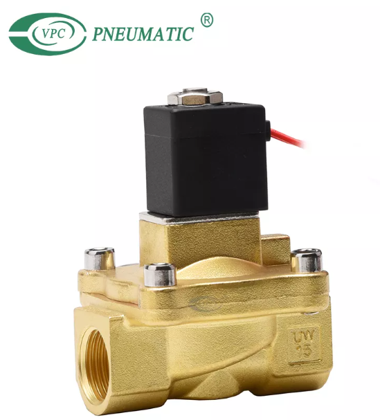 Válvula solenoide de alta presión de acción directa de cierre normal de 2/2 vías serie UW
