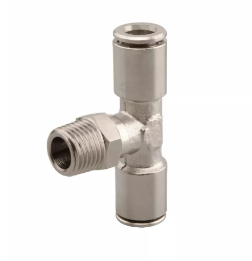 Racor tipo T con rosca macho de latón VMPB