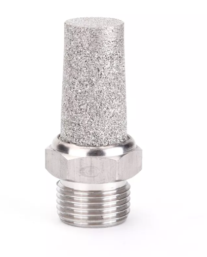 Silenciador de escape neumático de acero inoxidable tipo AS