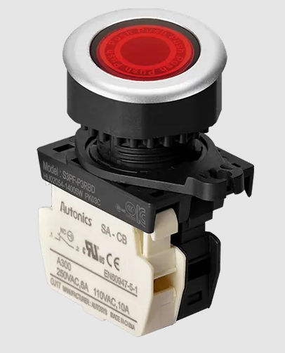 Botón pulsador redondo S3PF-P3RBD