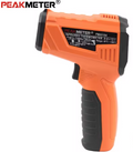 PEAKMETER PM6519A LCD portátil láser Digital IR infrarrojo termómetro pistola medidor de temperatura-50-380