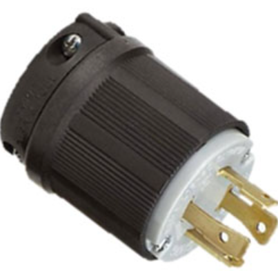 Clavija industrial de seguridad 1/4 de giro 20 nema 15109 ebchq P104075