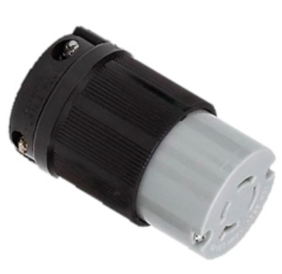 Toma aerea industrial de seguridad 1/4 de giro 20a nema 15107 ebchq P103808