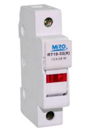 Portafusible diametro 10x38mm ul riel din con led 36900 ebchq P105958