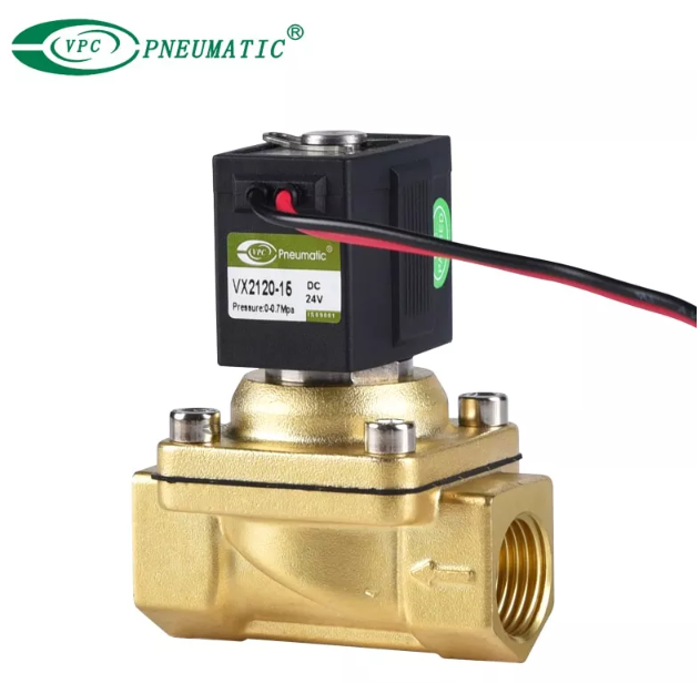 Válvula solenoide normalmente cerrada de 2/2 vías serie VX