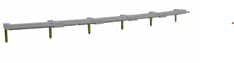 Puente de conexión para base relevo pines planos Serie ZGGZ4