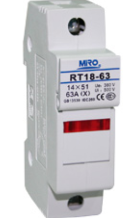 36915 | PORTAFUSIBLE 14X51MM Ø RIEL DIN