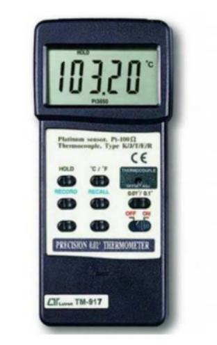 LT-TM-917 Termometro Digital de precision Lutron PT100 Ohm+ Termopar |