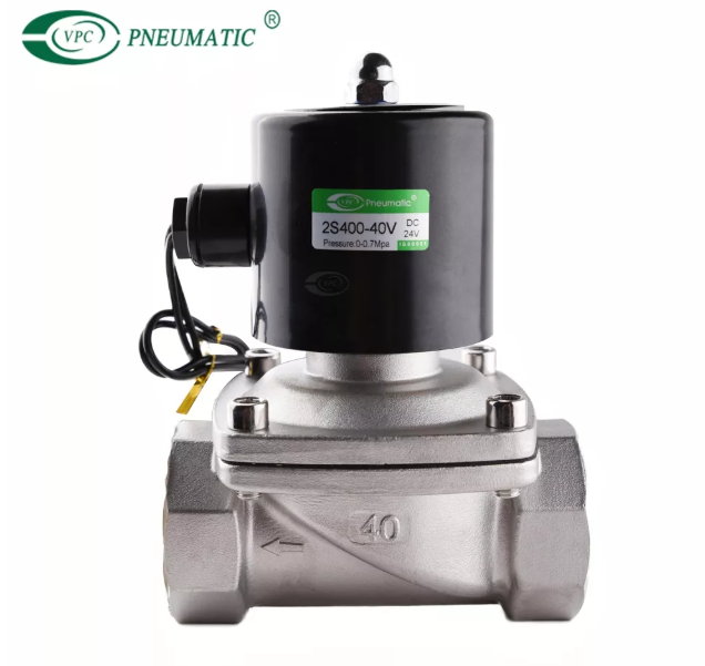 Válvula solenoide de acero inoxidable de 2/2 vías serie 2S