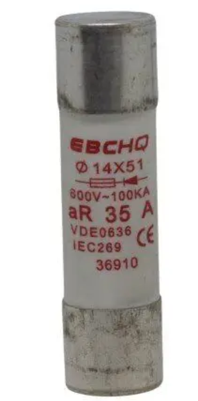 Your Title Goes HereFUSIBLE DE ACCIÓN RAPIDA 14X51MM 35A/600VAC