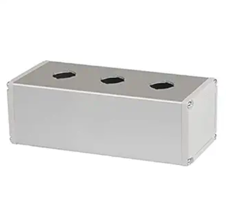 SA-SB3, caja de interruptores, cuadrada, 3 orificios de interruptor