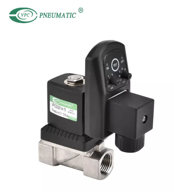 Válvula solenoide de diafragma piloto de acero inoxidable serie VPCS