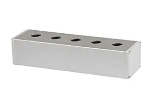 SA-SB5, caja de interruptores, cuadrada, 5 orificios de interruptor