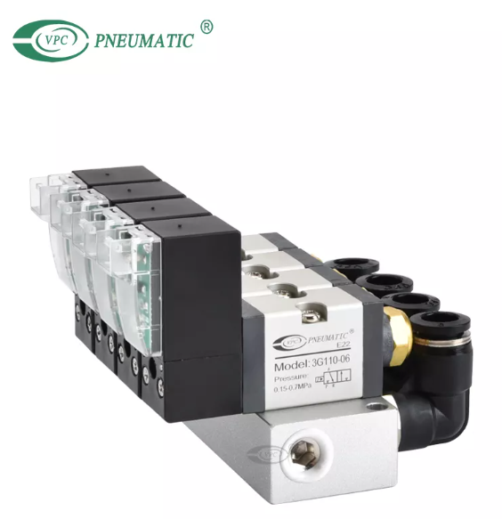 Colector de válvula solenoide de 3/2 vías serie 3G, tiempo de respuesta de 15 ms