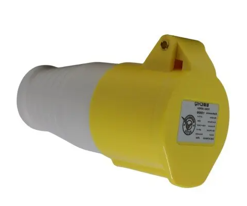 TOMA AEREA INDUSTRIAL 16A/2P+T 100-130VAC-15009