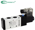 Válvula solenoide de control simple de 5 puertos y 2 posiciones serie 4S