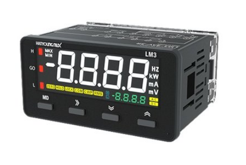 LM3-4AA-N-A MEDIDOR DE PANEL 96X48MM DISPLAY 4 DÍGITOS AC AMPERES SOLO VISUALIZACIÓN ALIM 100-240VCA