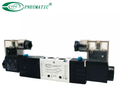 Válvula Solenoide de Control Doble de 5 Puertos y 3 Posiciones Serie 4S