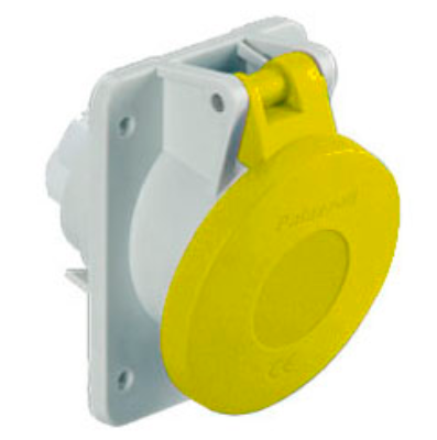 Toma industrial de incrustar 16a y 32a - ip44 - 110v 488124 palazzoli P104654