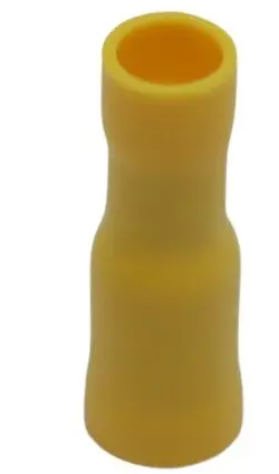 TERMINAL TIPO BALA HEMBRA AMARILLO 12-10AWG