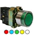 pulsador metálico 2 tornillos - ul con led 18803 chint P105118
