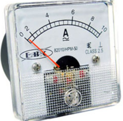 Amperimetro Análogo 50x50mm - 0 - 10 A Ac 82010 Ebchq P105594