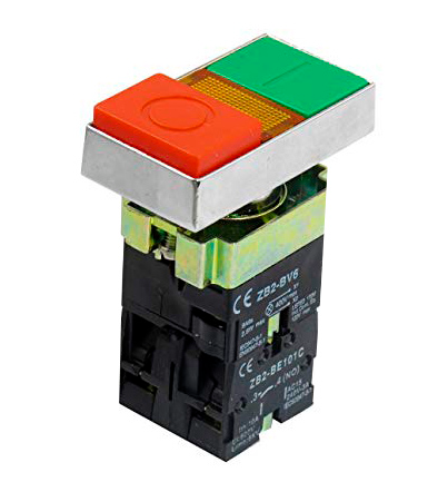 Pulsador Start – Stop 22mm + Indicador LED / Base metálica – CHINT