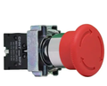 PULSADOR HONGO METALICO-1NC-CHINT-18702