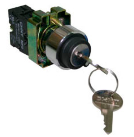 selector de muletilla metálico 2 tornillos - ul con llave 19401 chint P104865