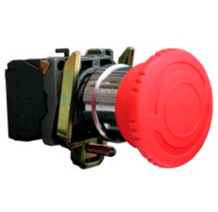 pulsador metálico 1 tornillo emergencia 18701 ebchq P105387