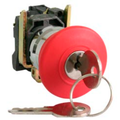 pulsador metalico 1 tornilloemergencia con llave 18705 ebchq P105531