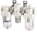 Unidades de preparación de aire de la serie AC20-D a AC60-D (combinación de 3)