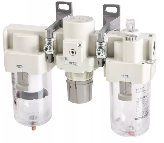 Unidades de preparación de aire de la serie AC20-D a AC60-D (combinación de 3)