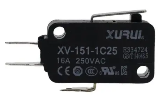MICROSWITCH DE PALANCA CORTA 16A-250VAC