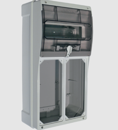 579742 | TOPTER CUADRO VENTANA TRANSPARENTE 2 BASES CON ENCLAVAMIENTO IP66