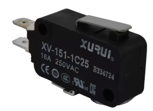 Microswitch Tipo Miniatura de Palanca Corta XURUI | XV-151-1C25