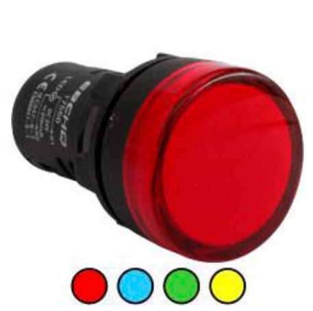lampara led 24vdc diametro22mm rojo 17550 ebchq P105439